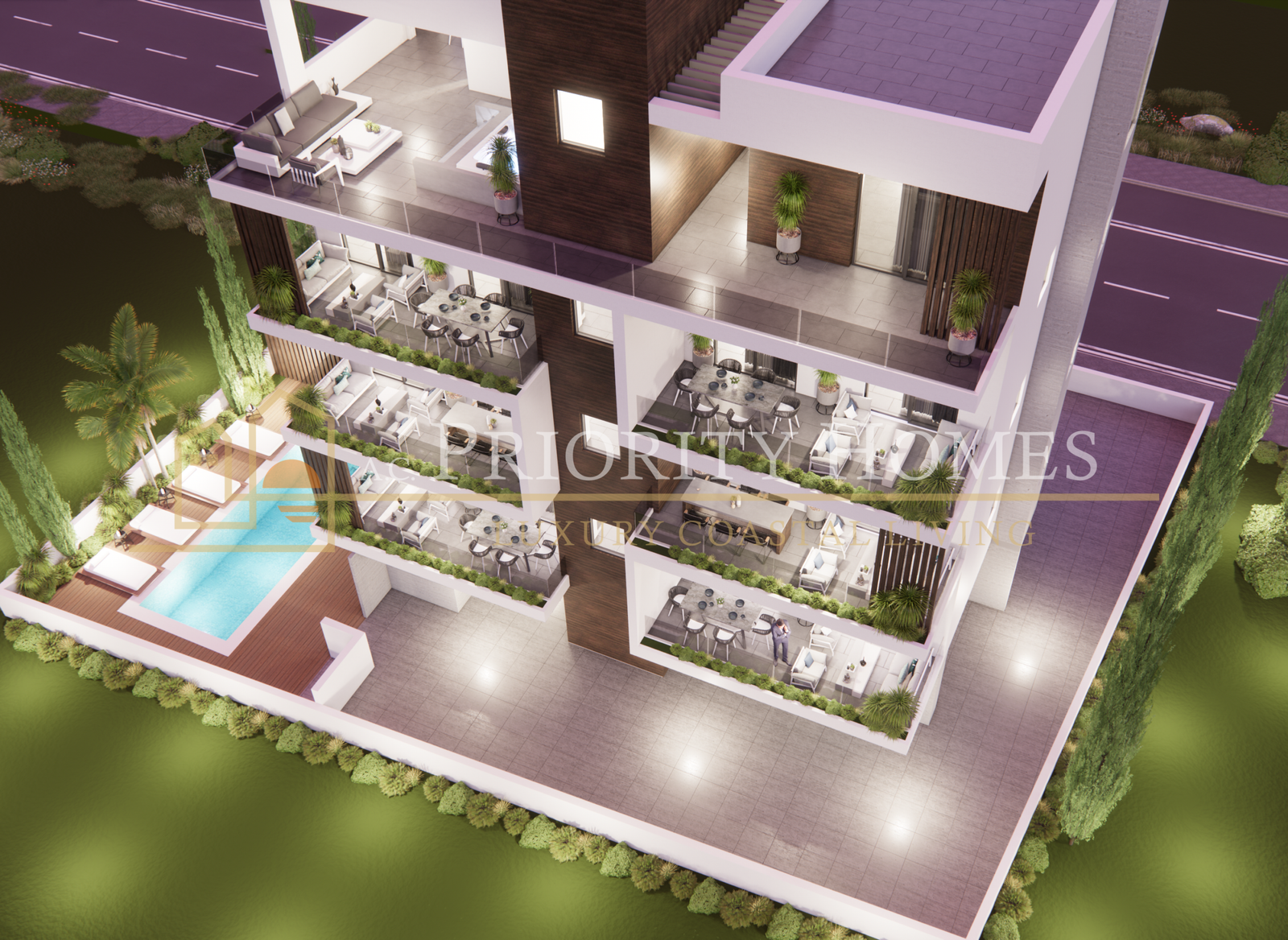 Luxury Three-Bedroom Penthouse in Prime Kato Paphos Location