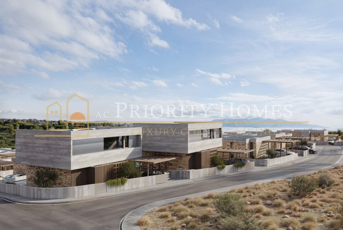 Contemporary Luxury Three-Bedroom Villas in Sea Caves Pegeia