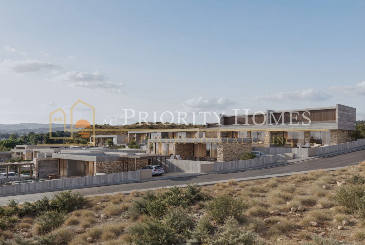 Contemporary Luxury Three-Bedroom Villas in Sea Caves Pegeia