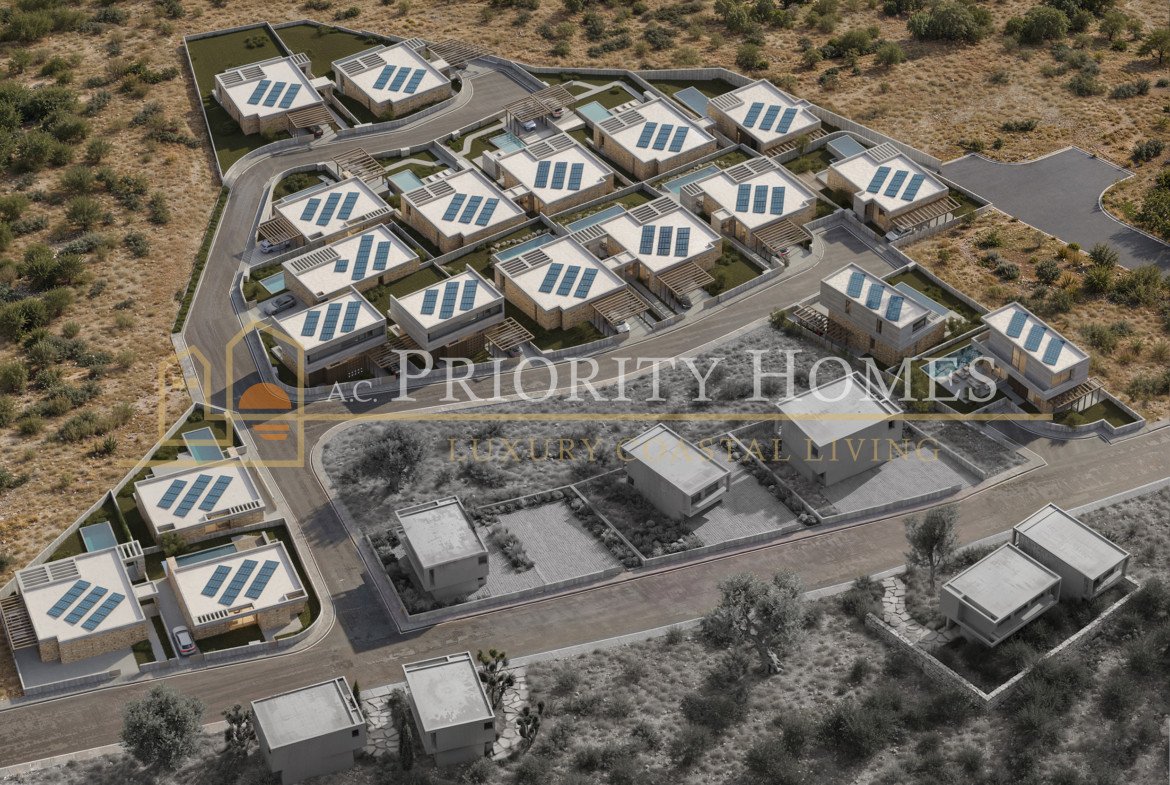 Contemporary Luxury Three-Bedroom Villas in Sea Caves Pegeia