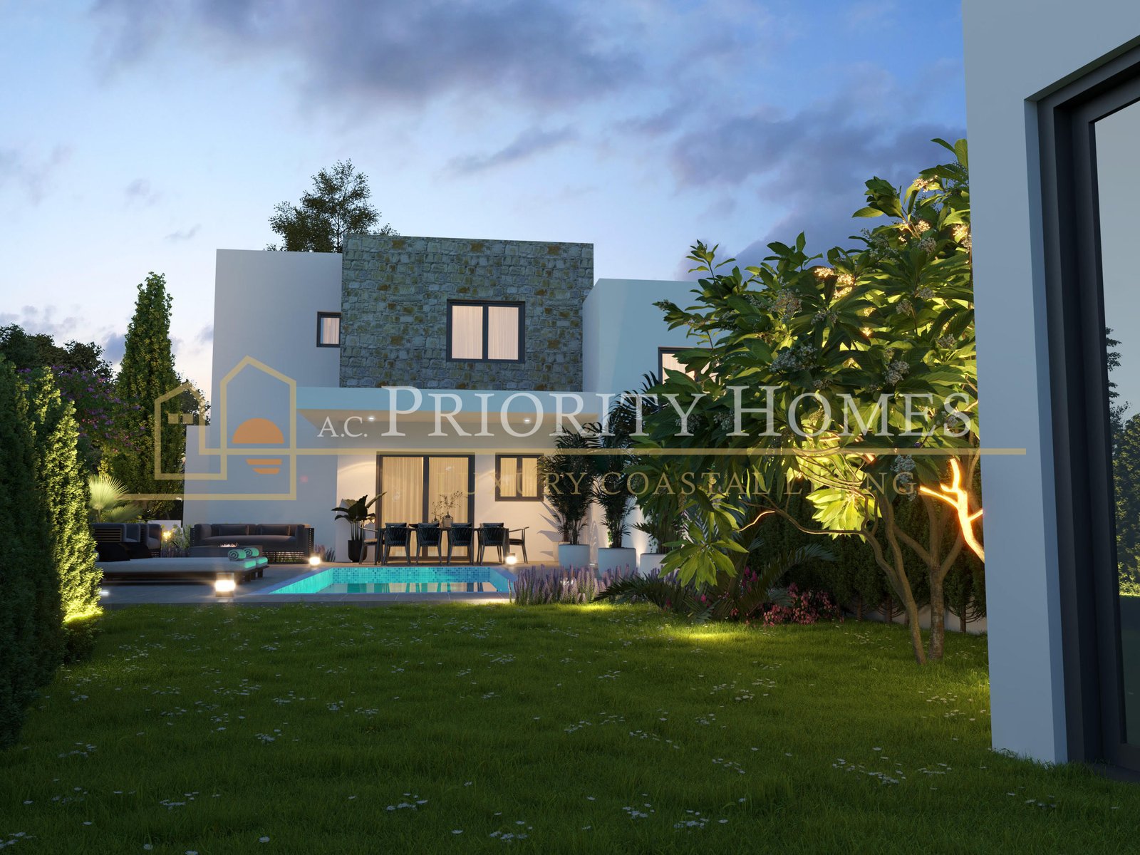 Modern Three-Bedroom Semi-Detached Villas in Pegeia