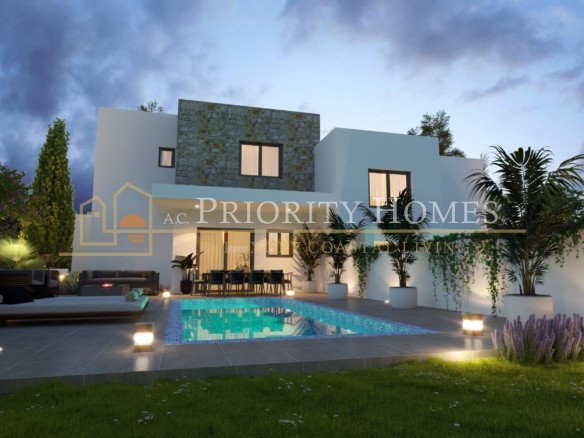 Modern Three-Bedroom Semi-Detached Villas in Pegeia