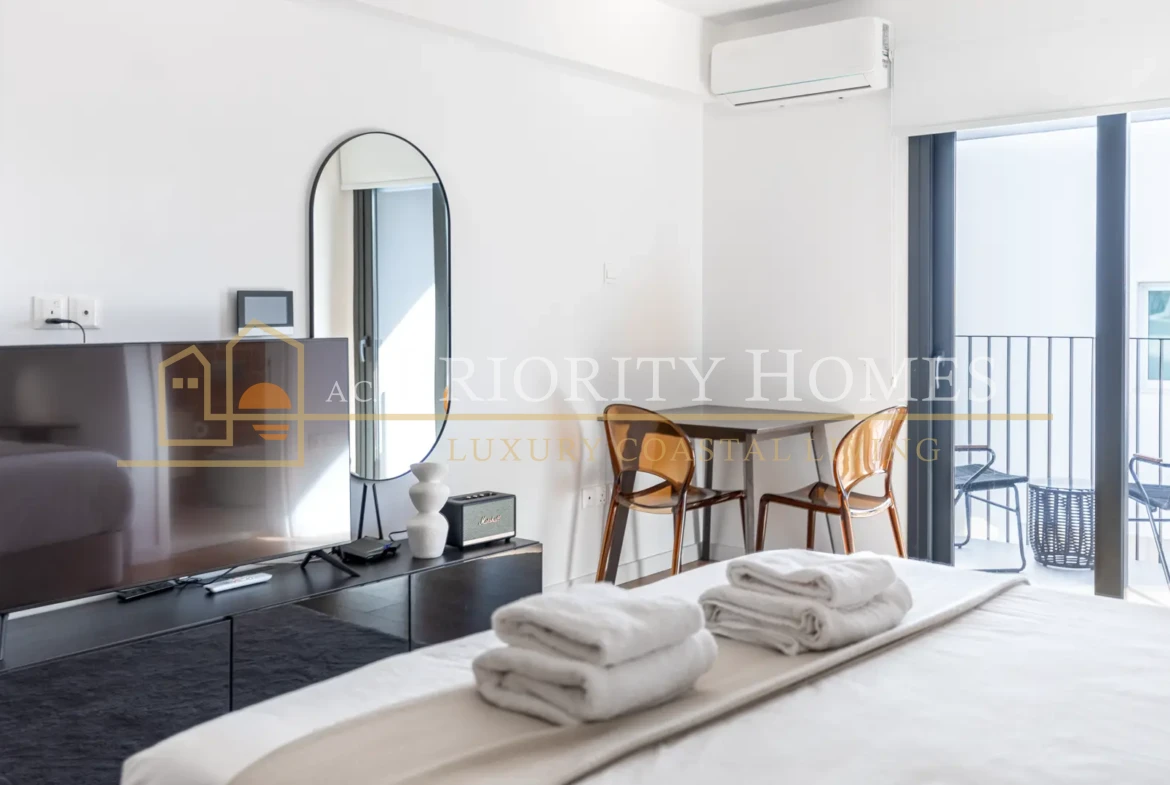 Modern Furnished Studio Apartment for Rent in Kato Paphos