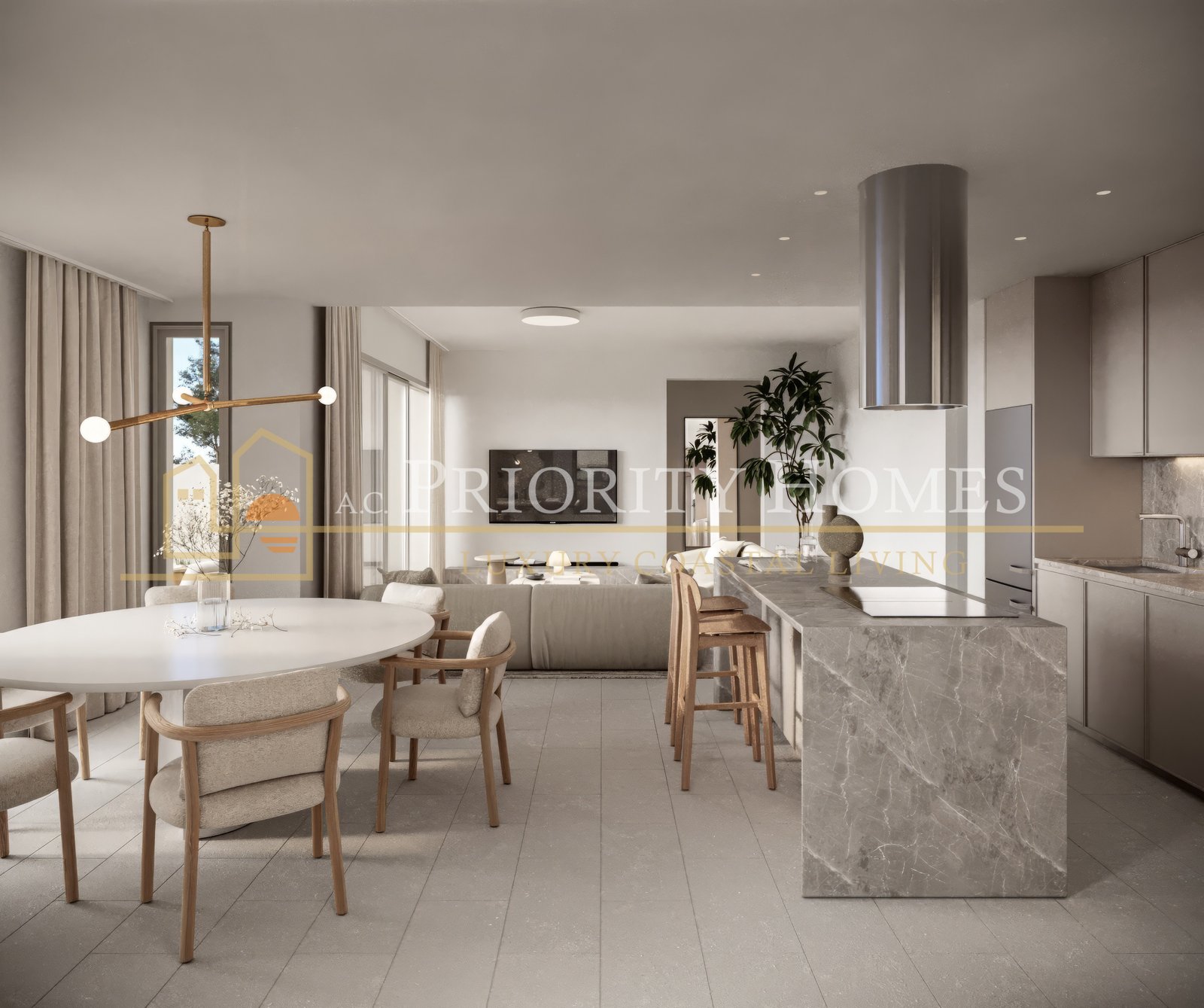 Luxury Three-Bedroom Villas on the Edge of Akamas National Park in Pegeia