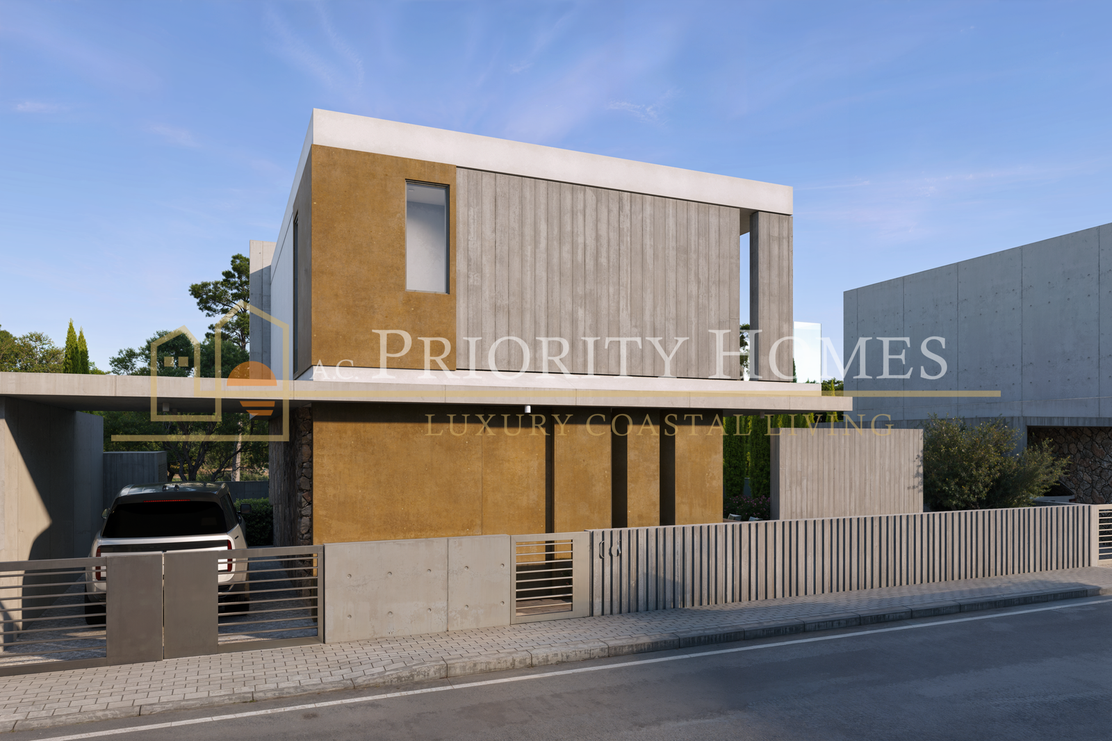 Contemporary Luxury Three-Bedroom Villas in Geroskipou