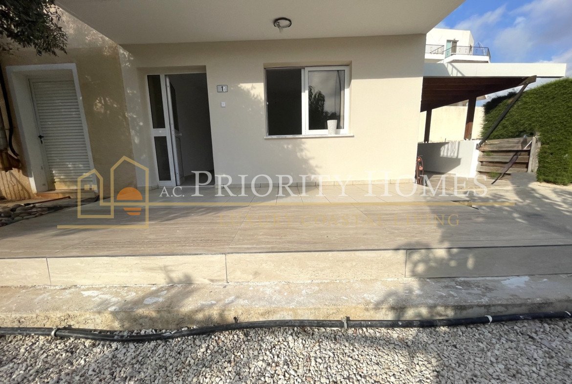 Two Bedroom Ground Floor Apartment in Pegeia