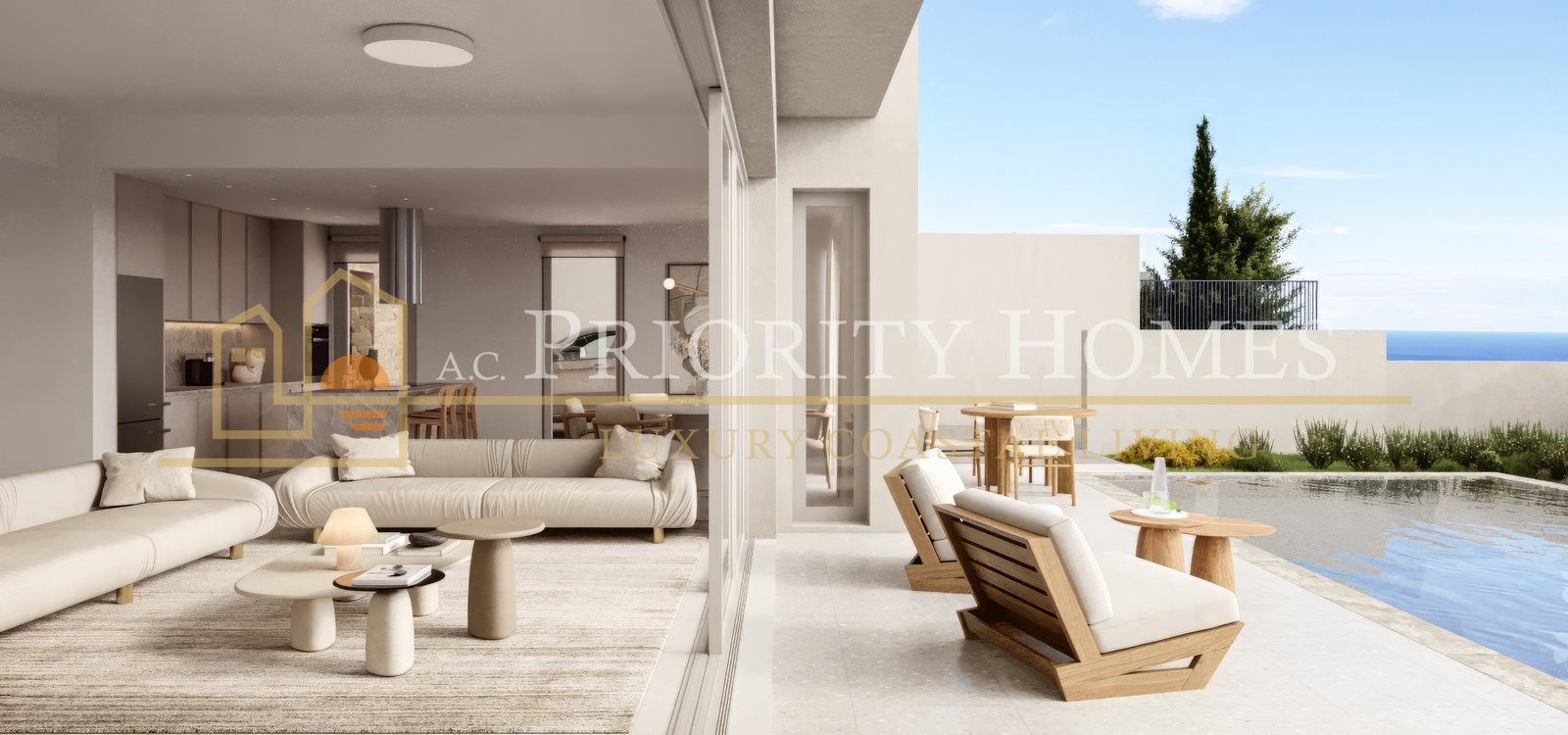 Luxury Three-Bedroom Villas on the Edge of Akamas National Park in Pegeia