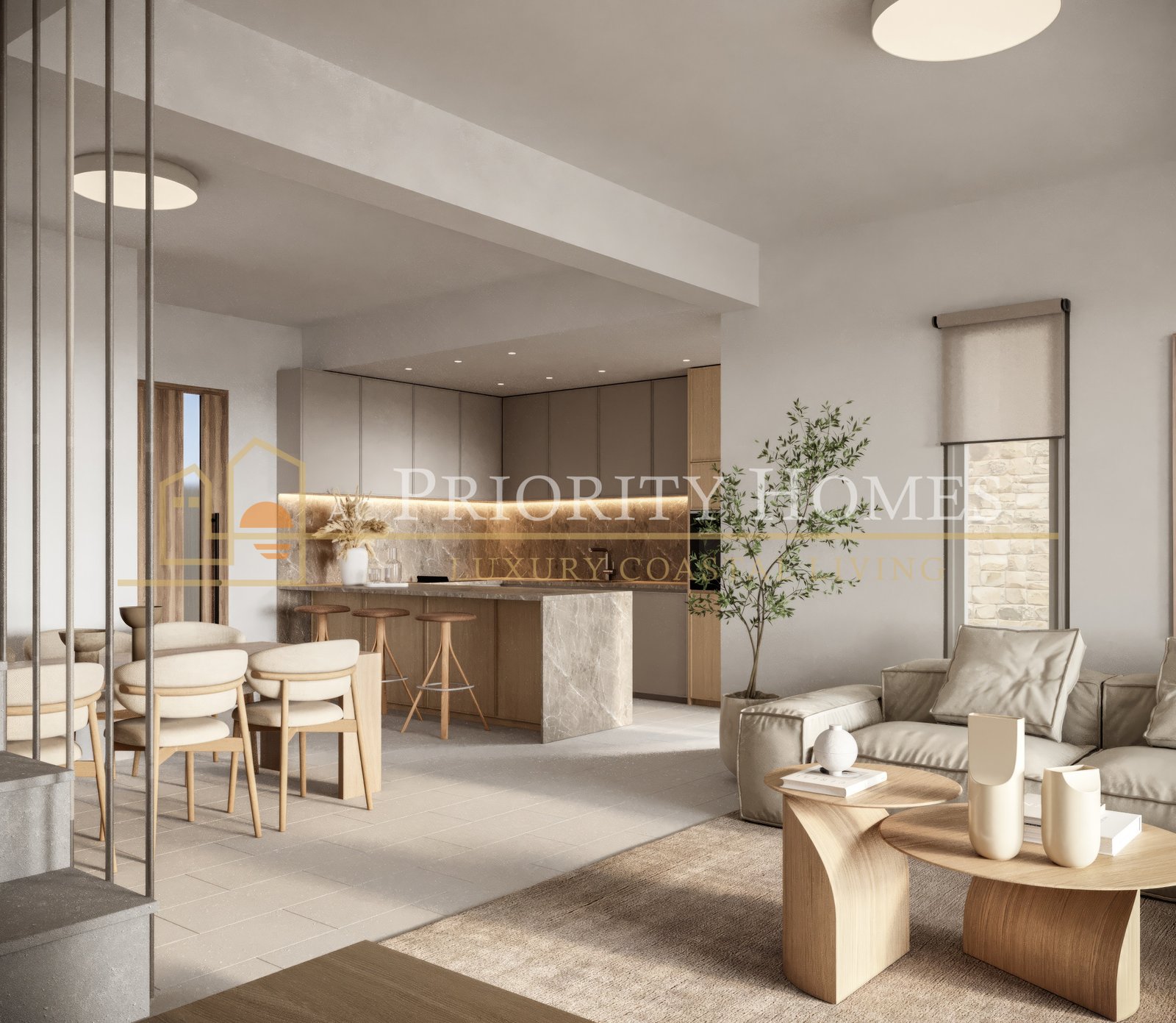 Luxury Three-Bedroom Villas on the Edge of Akamas National Park in Pegeia