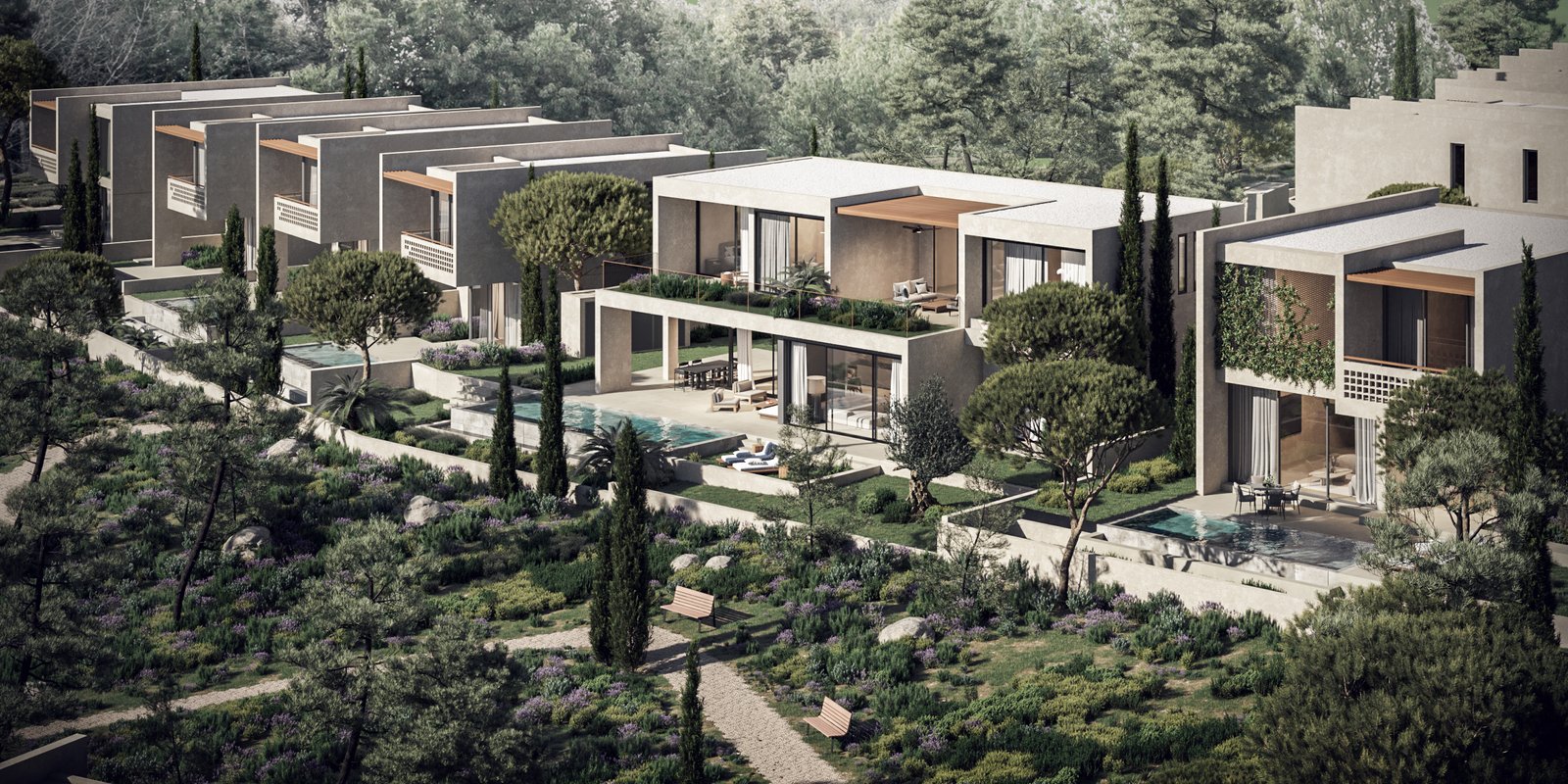 Luxury Three-Bedroom Detached Villas in Prestigious Konia, Paphos