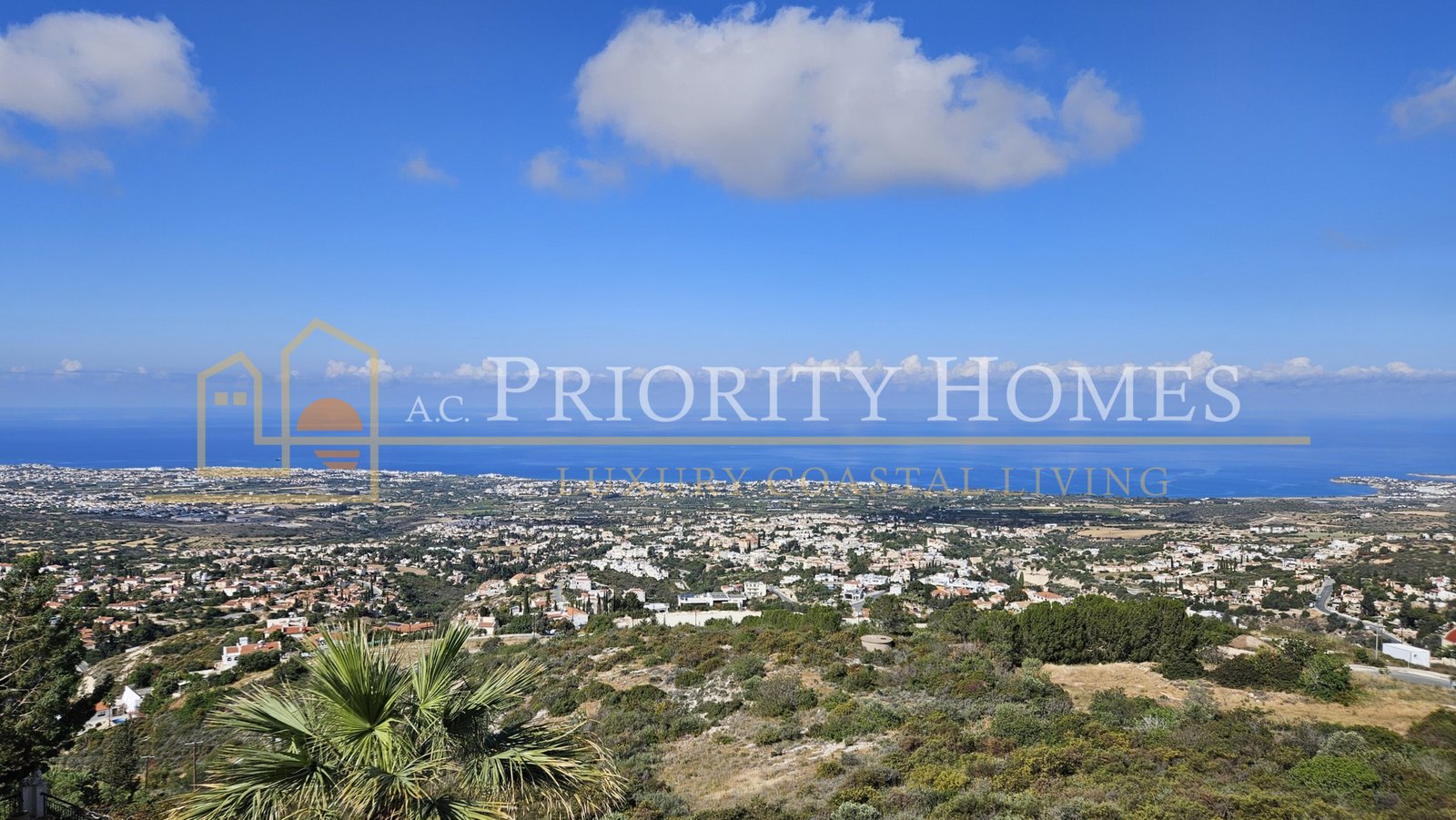 Luxury Five-Bedroom Villa with Sea Views in Tala, Paphos