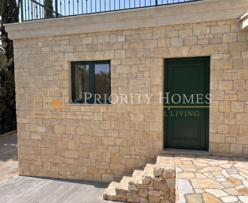 Charming Three-Bedroom Detached Stone Villa in Marathounta, Paphos