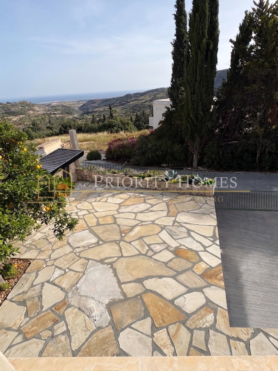 Charming Three-Bedroom Detached Stone Villa in Marathounta, Paphos