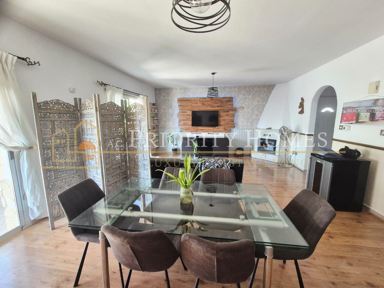 Beautiful Three-Bedroom Detached Villa with Private Pool, Sea & Mountain Views in Tala