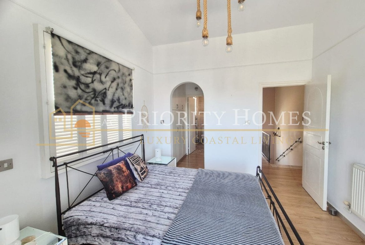 Beautiful Three-Bedroom Detached Villa with Private Pool, Sea & Mountain Views in Tala