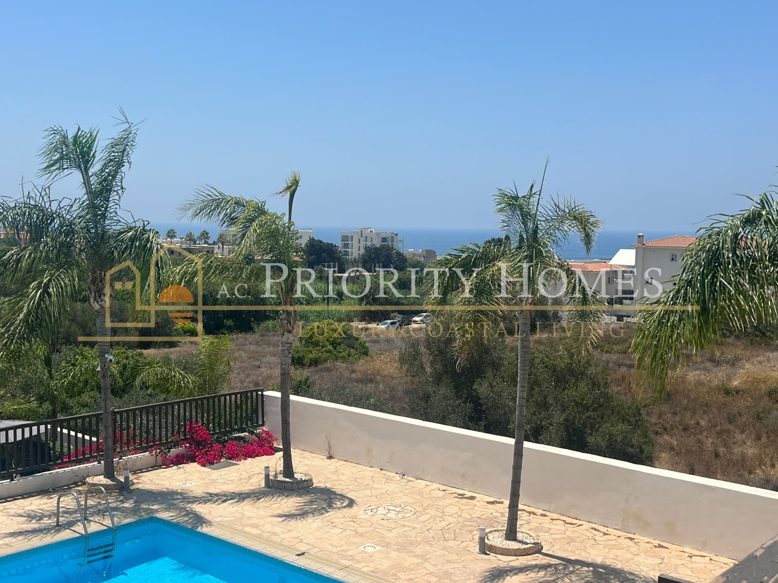 Two-Bedroom Sea View Apartment for Rent in Chloraka