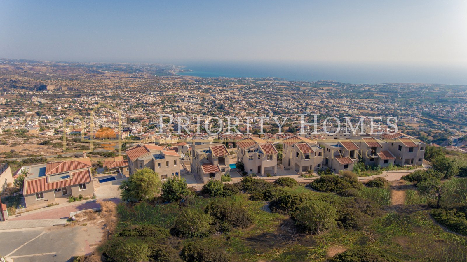 Five-Bedroom Villas with Panoramic Sea Views in Pegeia