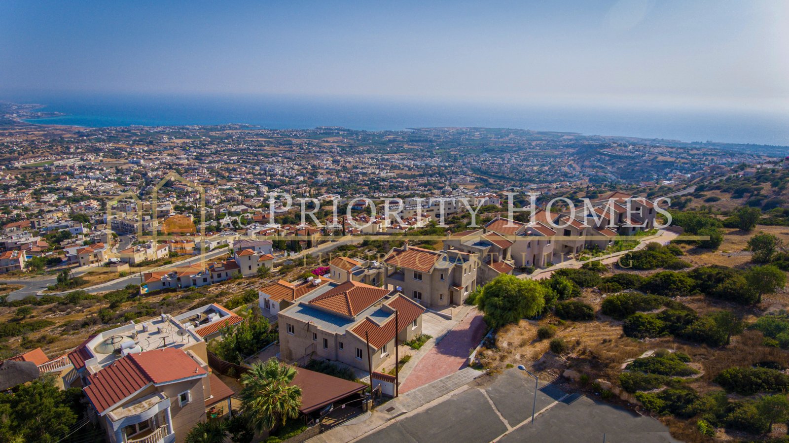 Five-Bedroom Villas with Panoramic Sea Views in Pegeia