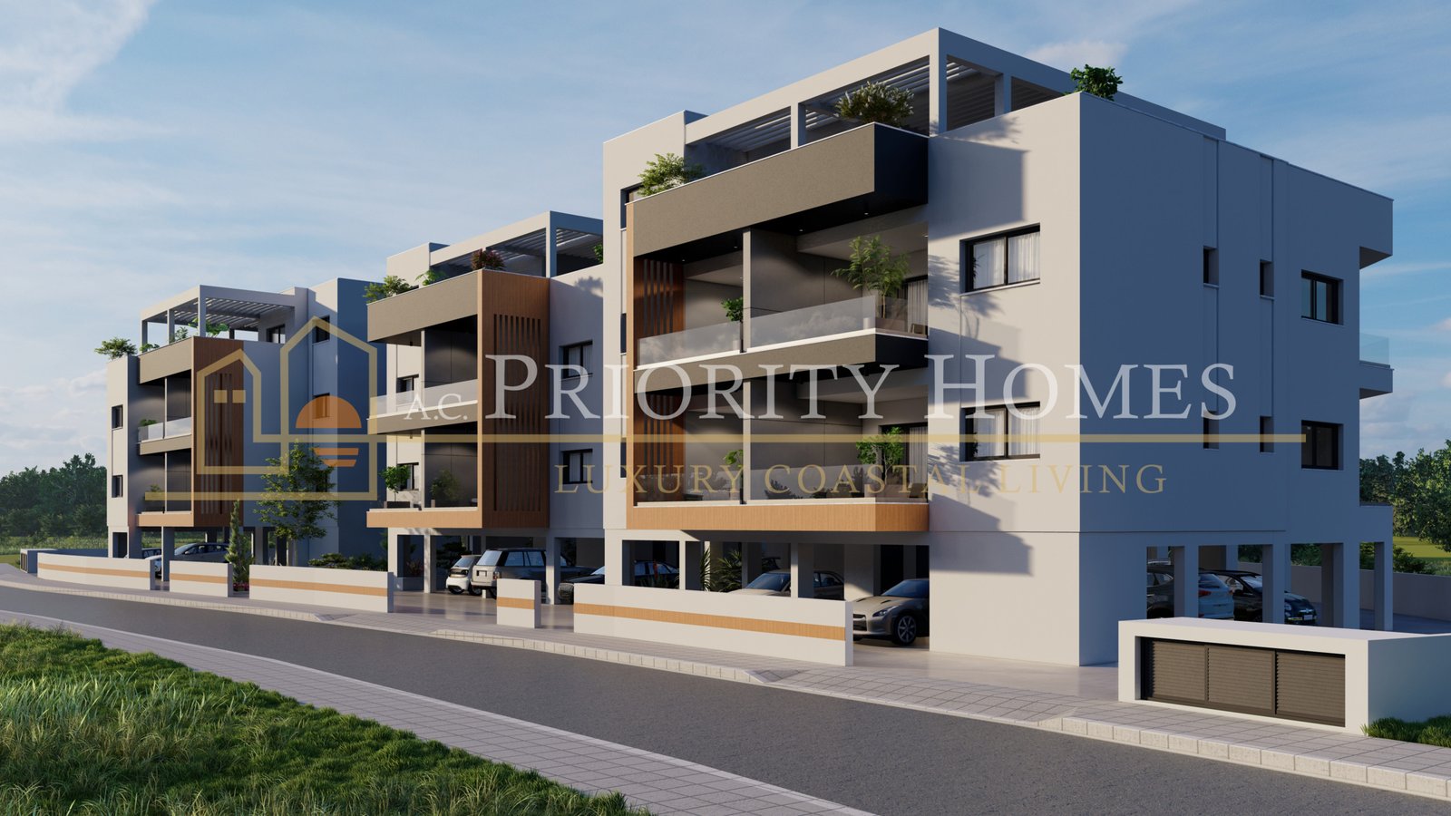 Contemporary Two-Bedroom Two-Bathroom Apartments in Parekklisia, Limassol