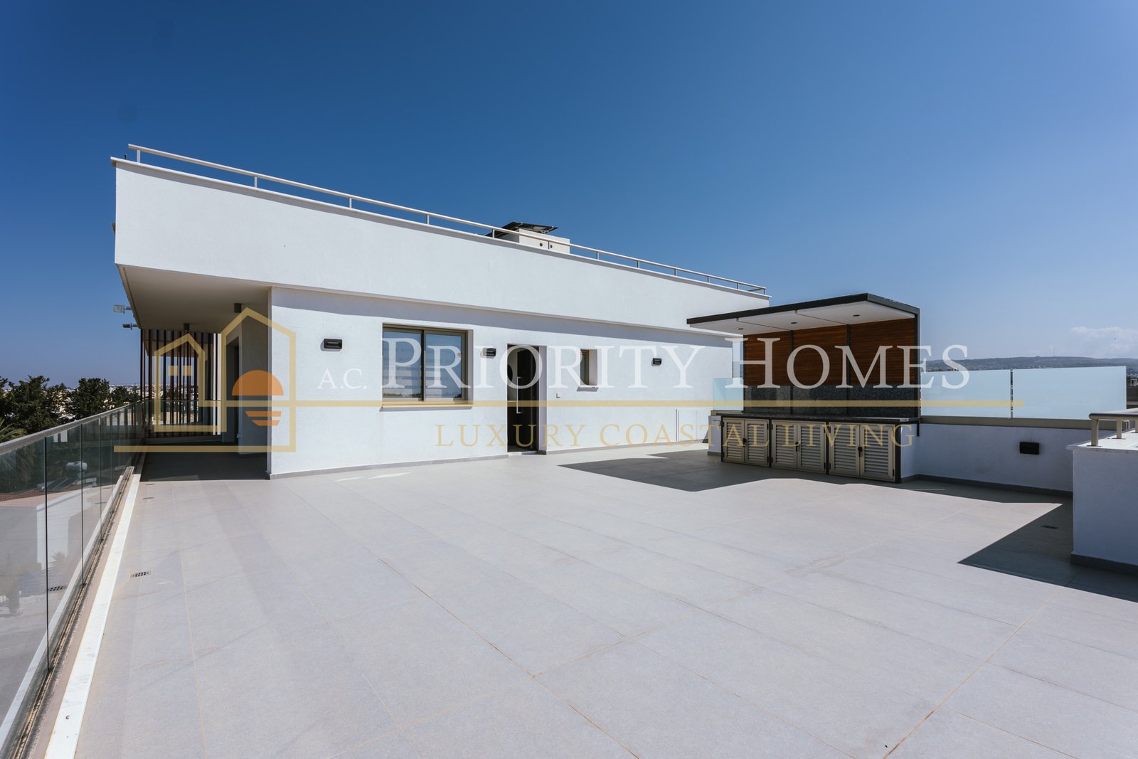 Contemporary Two-Bedroom Penthouse with Private Roof Terrace in Kato Paphos