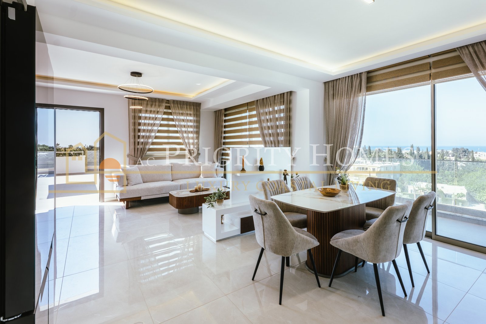 Contemporary Two-Bedroom Penthouse with Private Roof Terrace in Kato Paphos