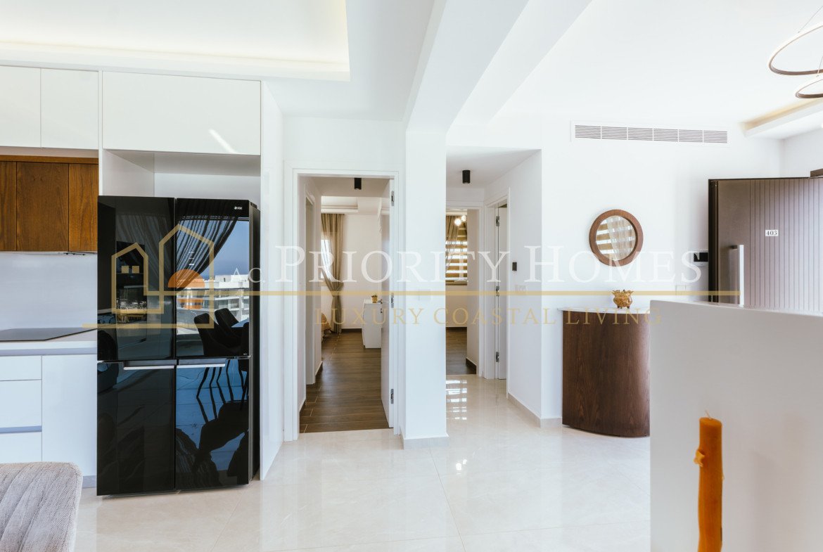 Contemporary Two-Bedroom Penthouse with Private Roof Terrace in Kato Paphos