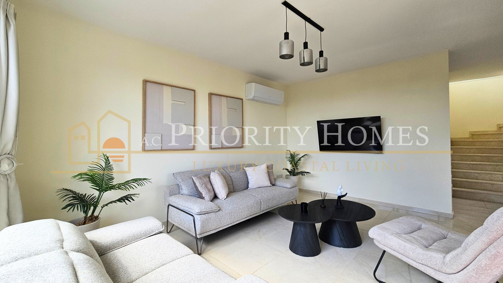 Three-Bedroom Mediterranean Villas in Pegeia – St George