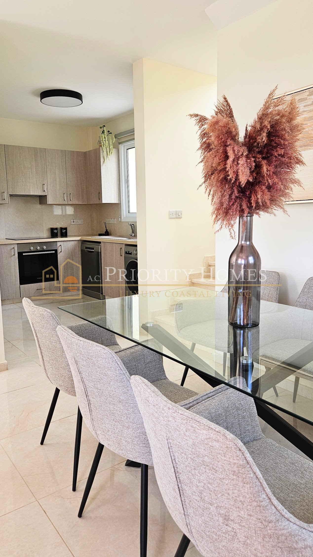 Three-Bedroom Mediterranean Villas in Pegeia – St George