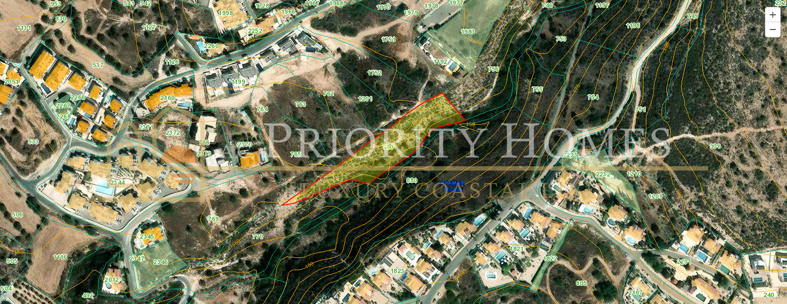 Two Adjoining Agricultural Fields in Pegeia