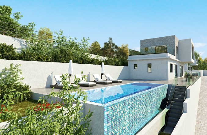 Three Bedroom Three Bathroom Villas in Tsada