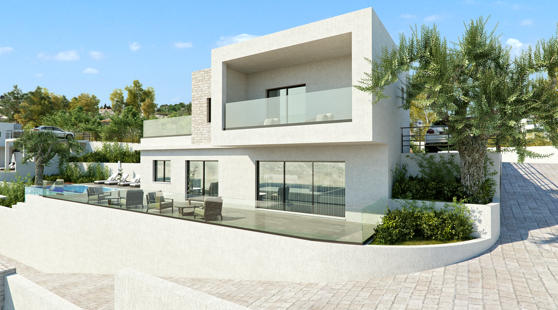 Three Bedroom Three Bathroom Villas in Tsada