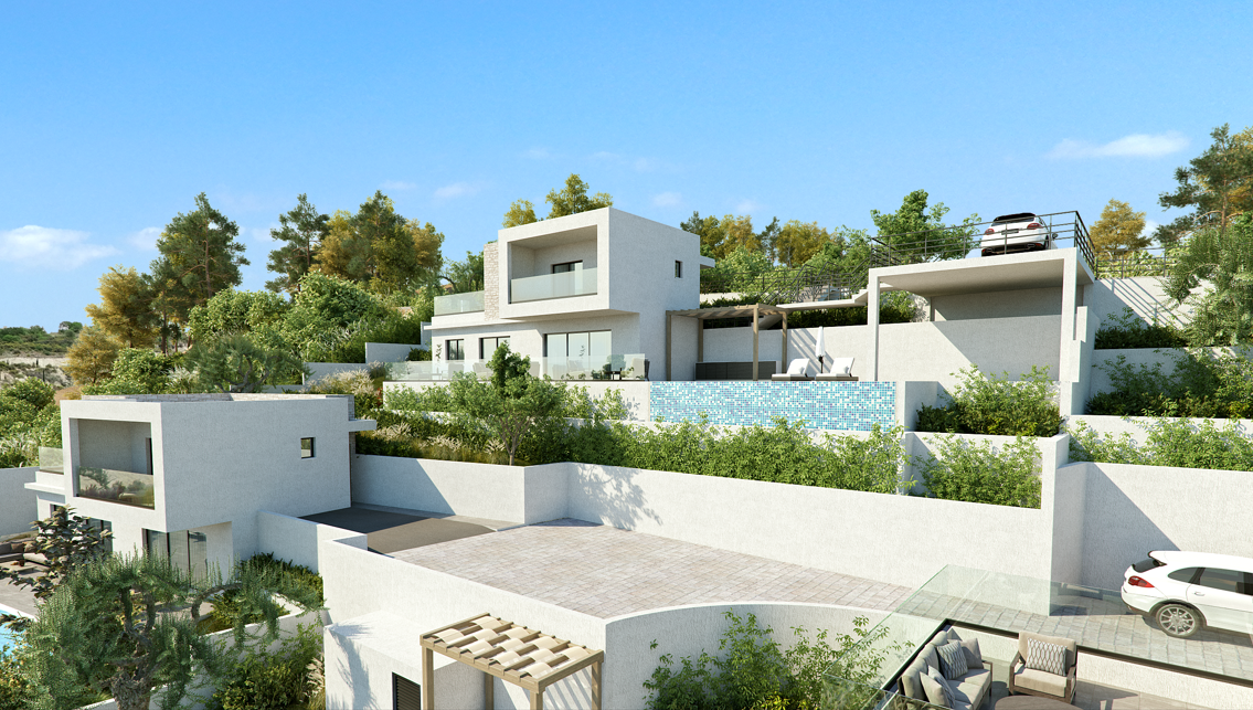 Three Bedroom Three Bathroom Villas in Tsada