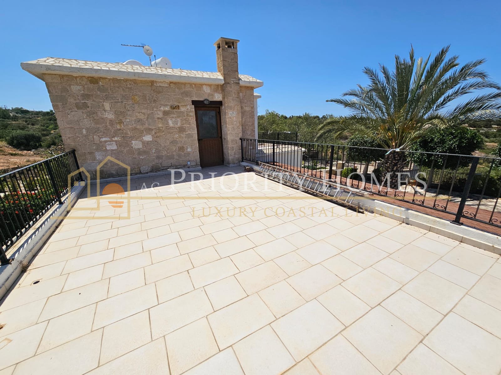 Three‑Bedroom Sea‑View Villa in St. Georges, Pegeia