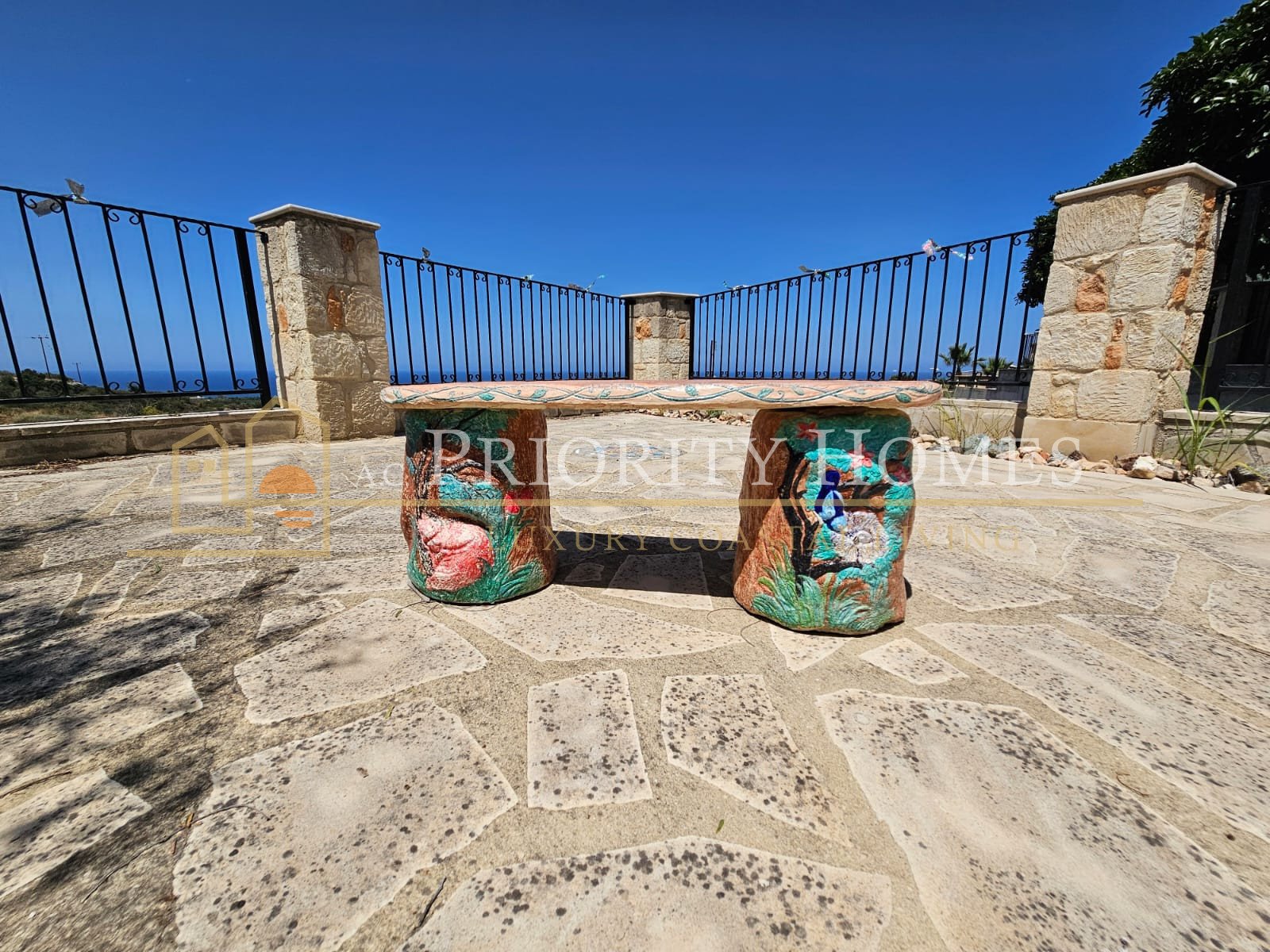 Three‑Bedroom Sea‑View Villa in St. Georges, Pegeia