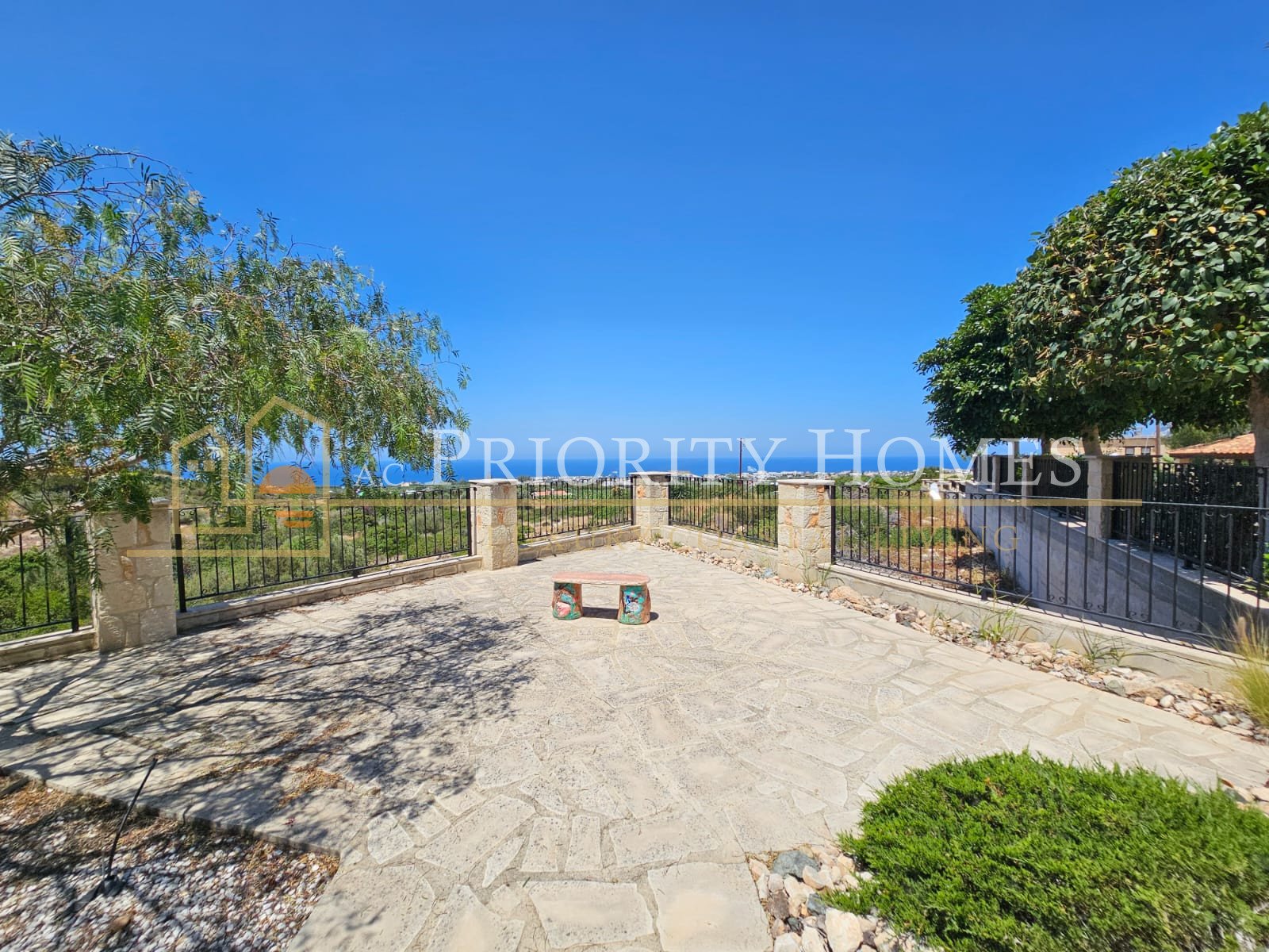 Three‑Bedroom Sea‑View Villa in St. Georges, Pegeia