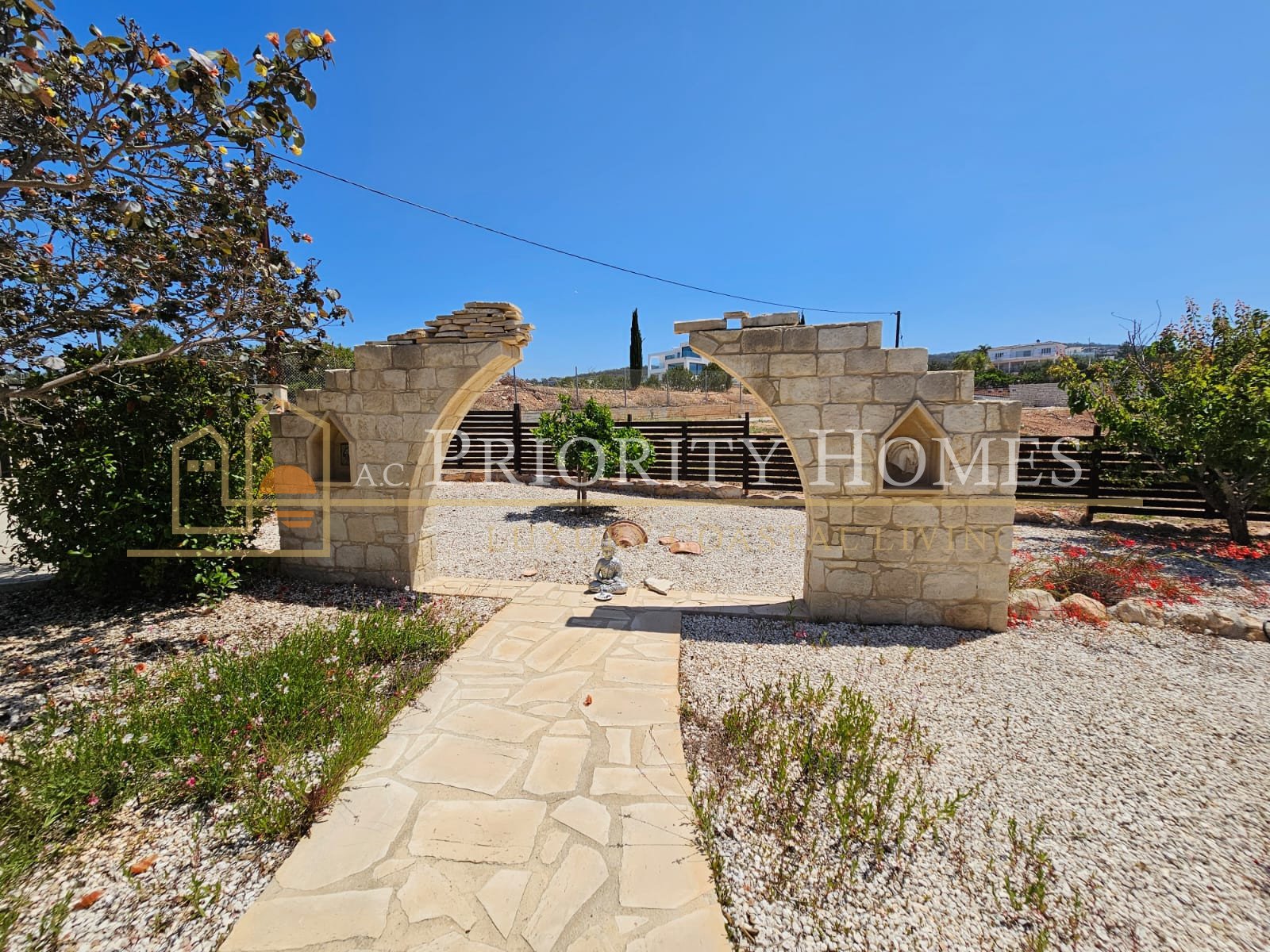Three‑Bedroom Sea‑View Villa in St. Georges, Pegeia