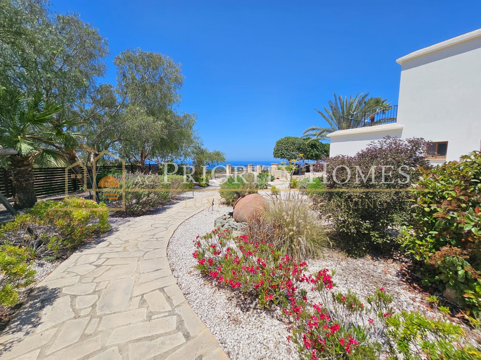 Three‑Bedroom Sea‑View Villa in St. Georges, Pegeia