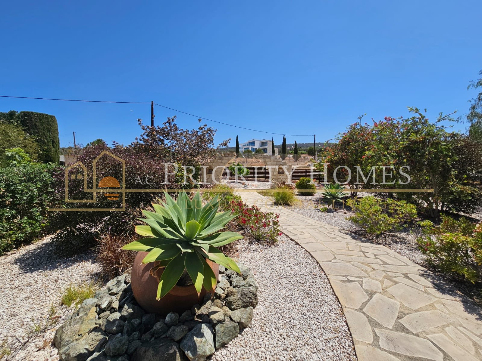 Three‑Bedroom Sea‑View Villa in St. Georges, Pegeia