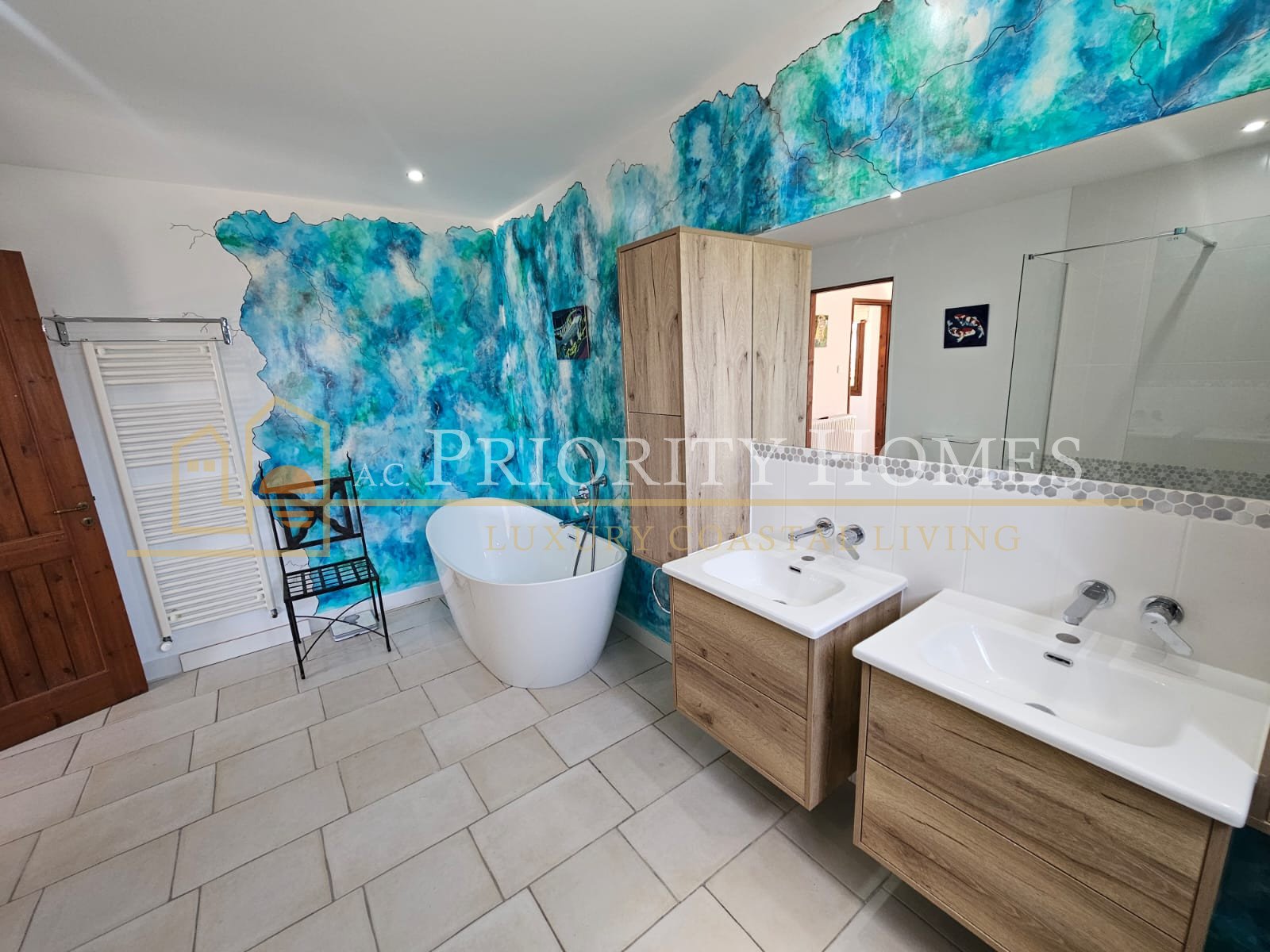 Three‑Bedroom Sea‑View Villa in St. Georges, Pegeia