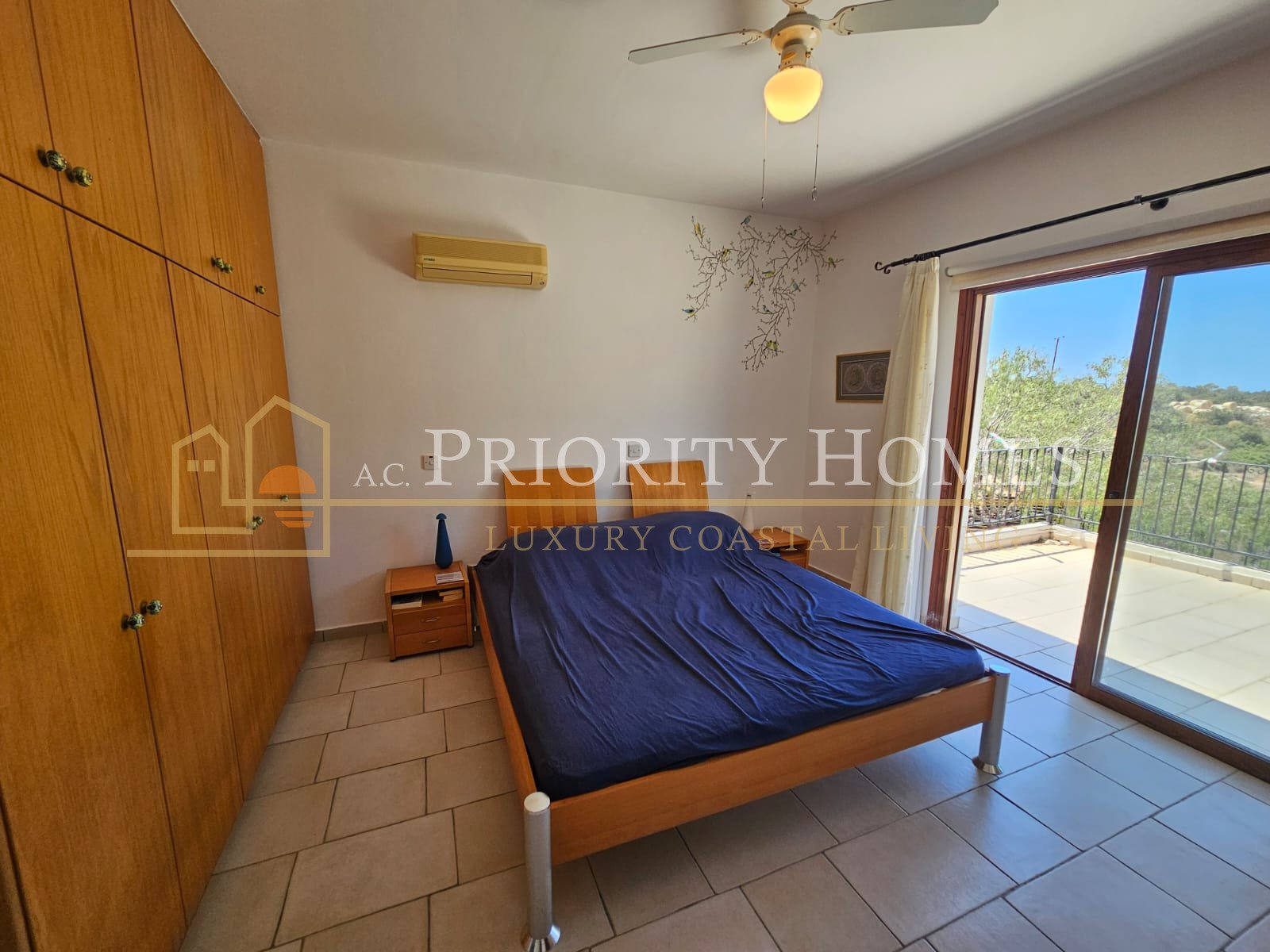 Three‑Bedroom Sea‑View Villa in St. Georges, Pegeia