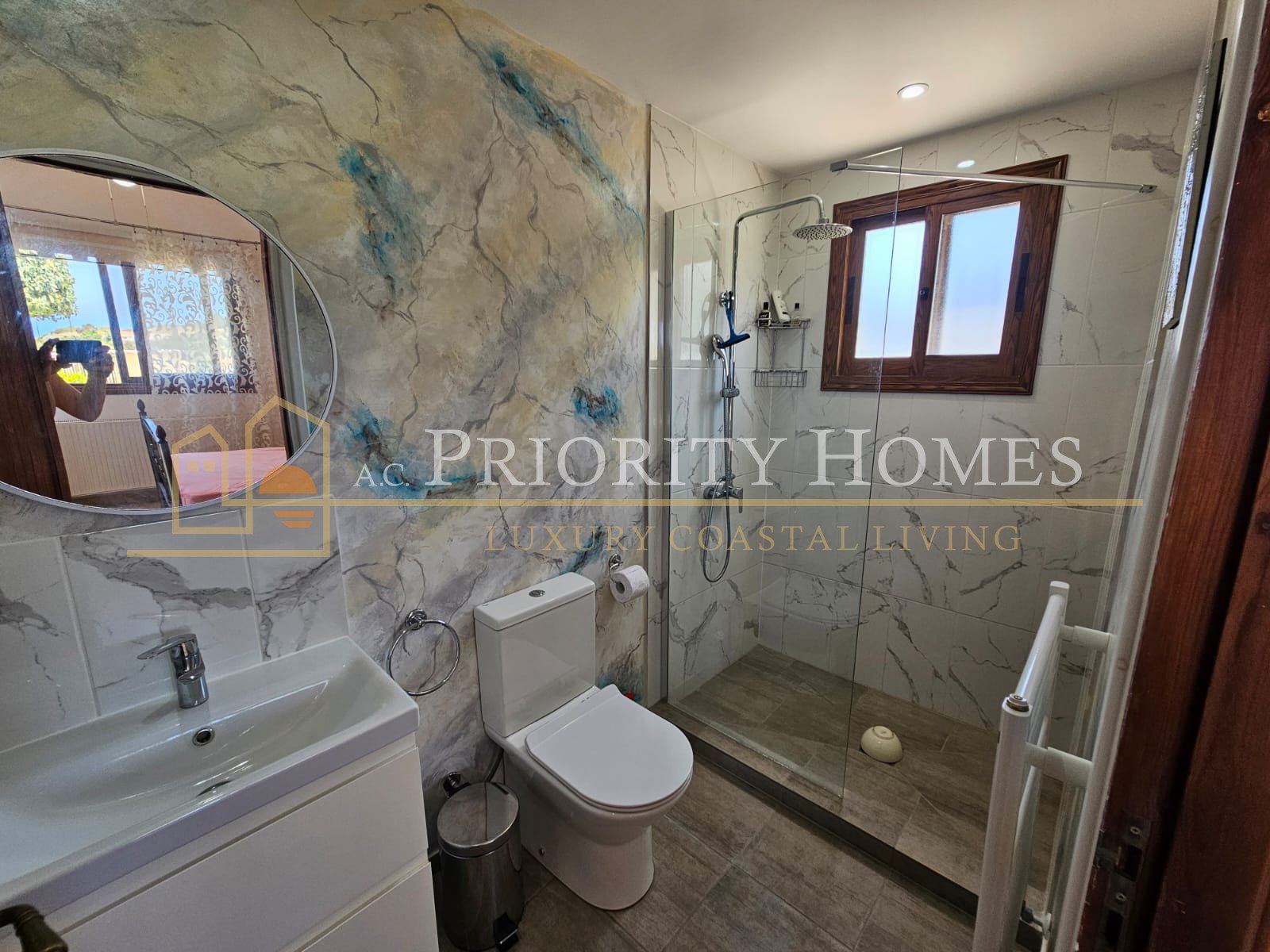 Three‑Bedroom Sea‑View Villa in St. Georges, Pegeia