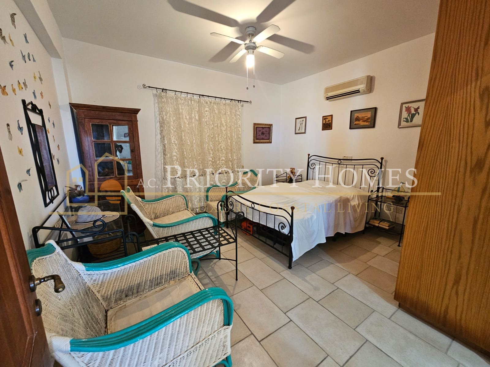Three‑Bedroom Sea‑View Villa in St. Georges, Pegeia