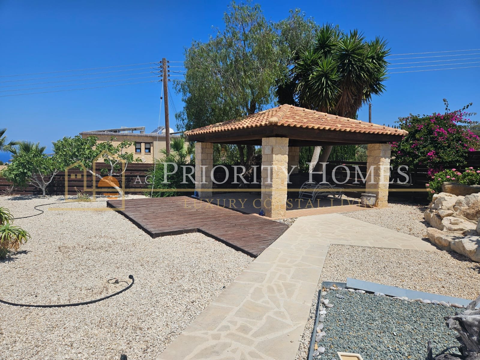 Three‑Bedroom Sea‑View Villa in St. Georges, Pegeia