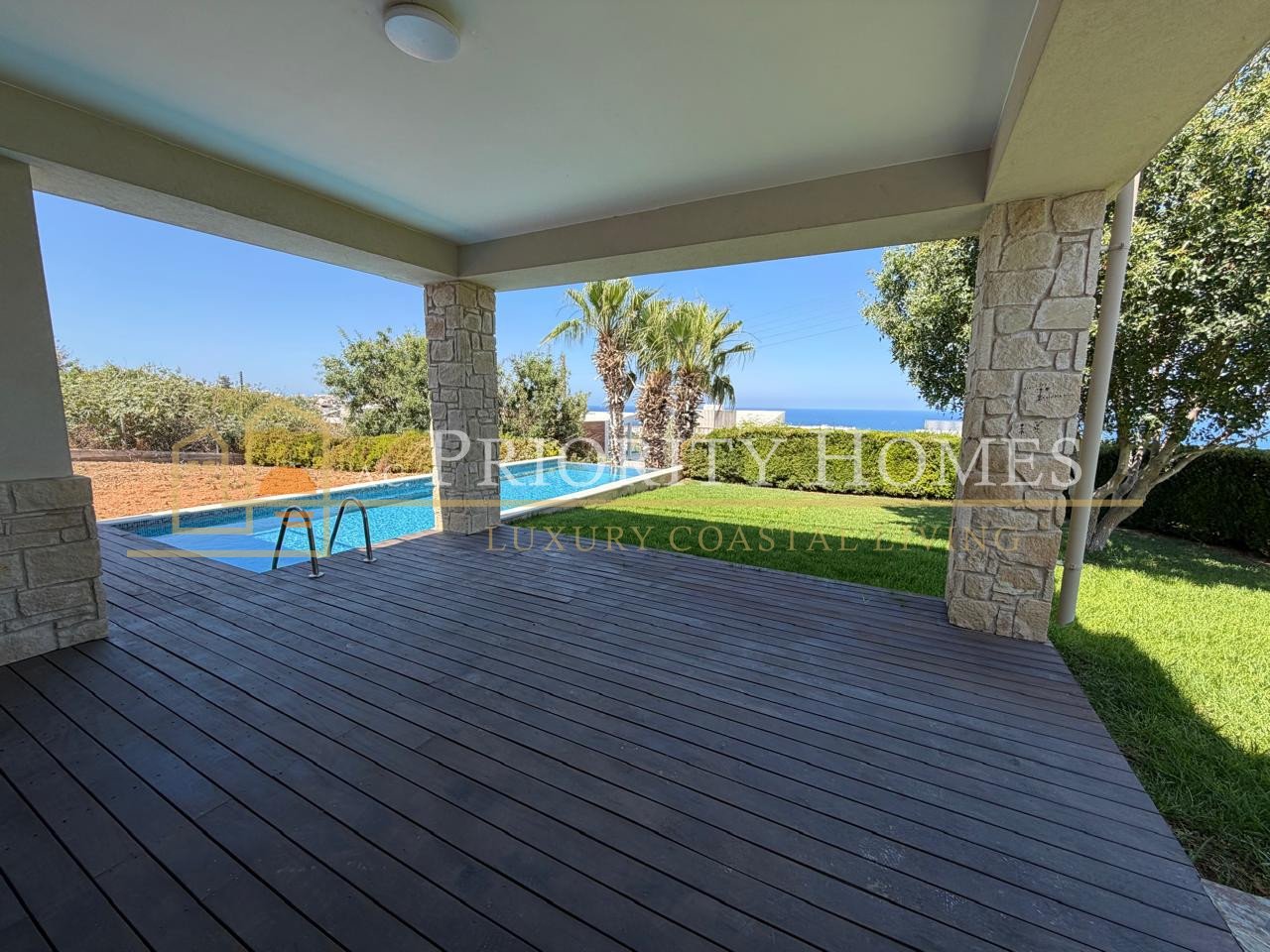 Exceptional Elevated Sea-View Villa with Uninterrupted Privacy in Chloraka