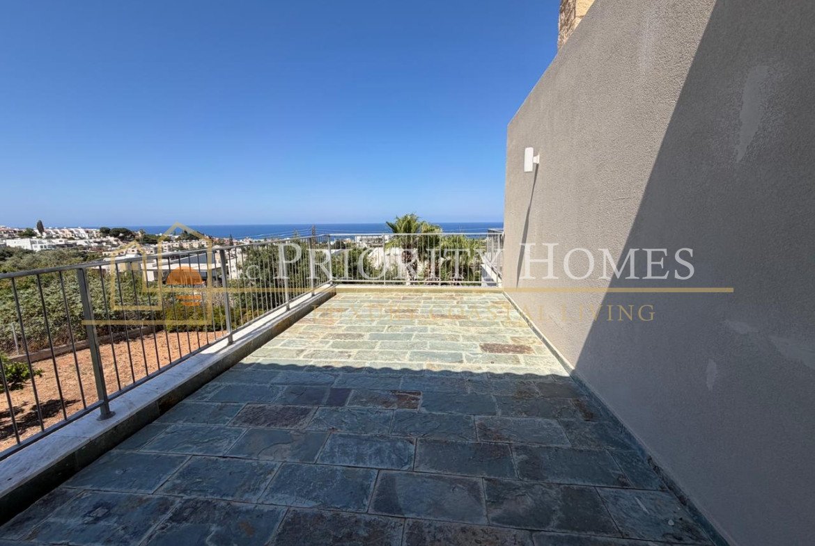 Exceptional Elevated Sea-View Villa with Uninterrupted Privacy in Chloraka
