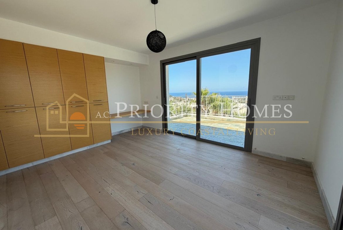 Exceptional Elevated Sea-View Villa with Uninterrupted Privacy in Chloraka