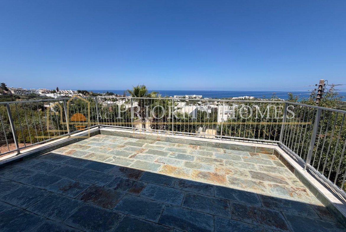 Exceptional Elevated Sea-View Villa with Uninterrupted Privacy in Chloraka