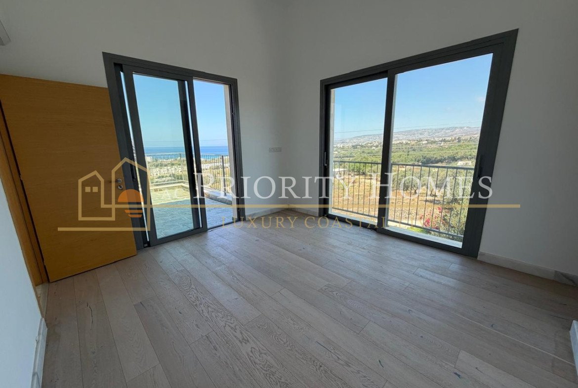 Exceptional Elevated Sea-View Villa with Uninterrupted Privacy in Chloraka