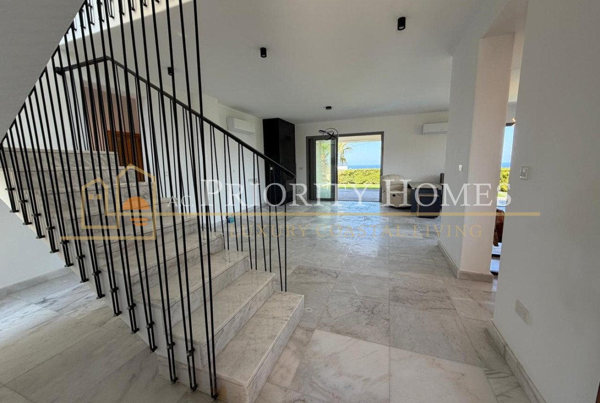 Exceptional Elevated Sea-View Villa with Uninterrupted Privacy in Chloraka