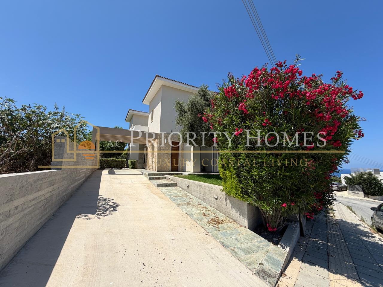 Exceptional Elevated Sea-View Villa with Uninterrupted Privacy in Chloraka