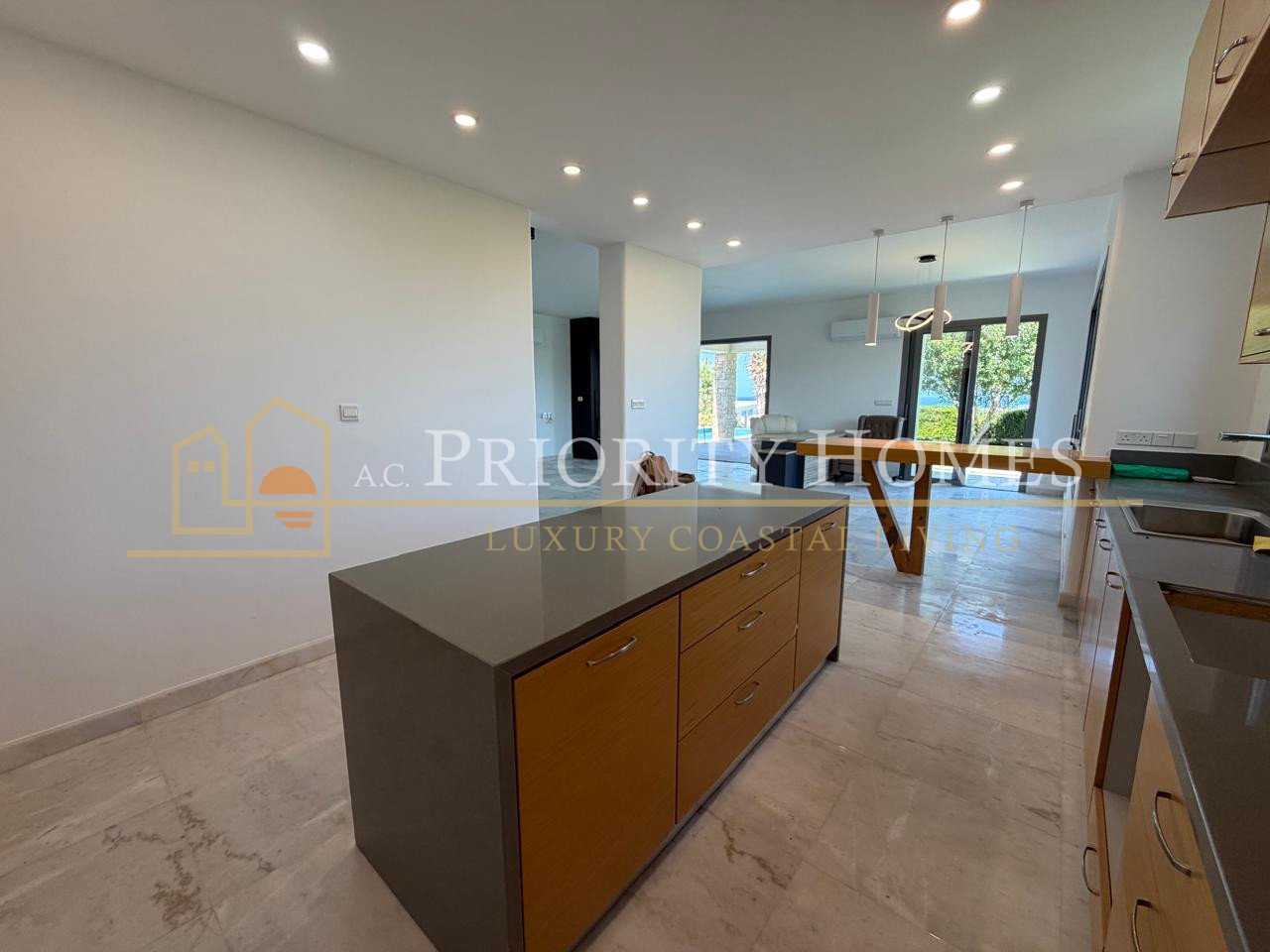 Exceptional Elevated Sea-View Villa with Uninterrupted Privacy in Chloraka